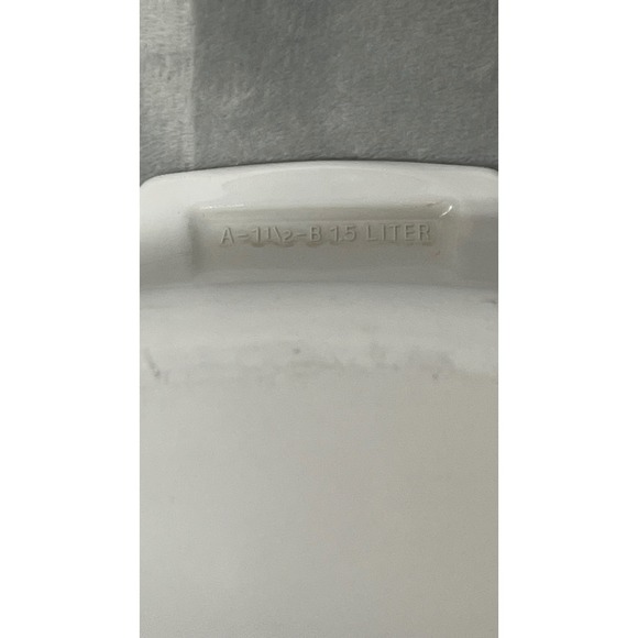 CorningWare A-1 1/2-B 1.5L Floral Watercolor Casserole Dish w/PYREX Lid Vtg - Picture 6 of 9